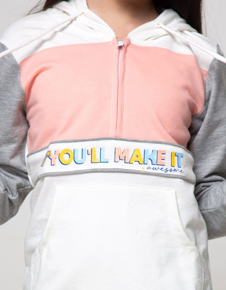 Aero Sweatshirt Hoodie Detail Zipper