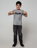 Character Short Sleeve T-Shirt Batman Tie Dye Logo Print