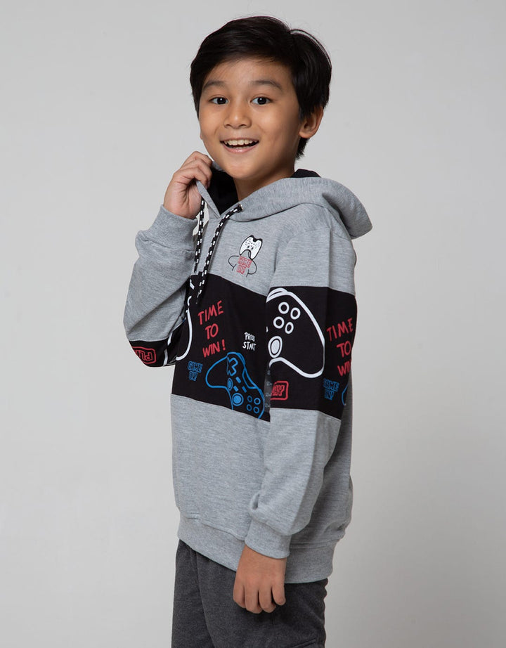 Aero Sweatshirt Knitting Hoody Regu Game Colors