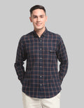 Larusso Kemeja Flanel Kotak