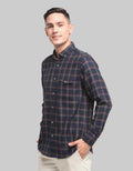 Larusso Kemeja Flanel Kotak