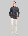 Larusso Kemeja Flanel Kotak