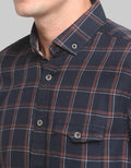 Larusso Kemeja Flanel Kotak