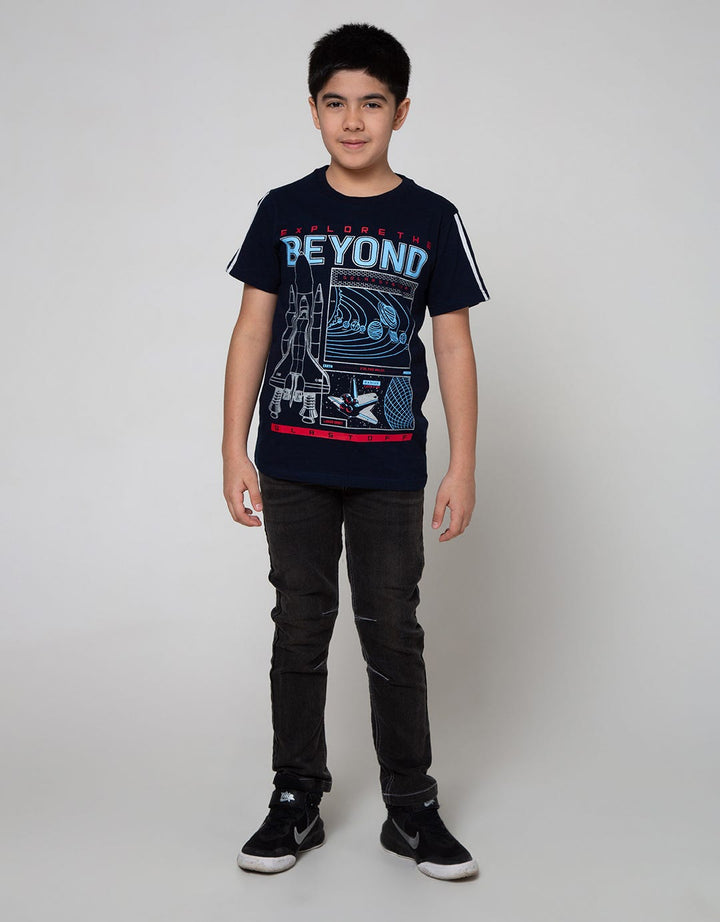 Aero Short Sleeve T-Shirt Detail Space