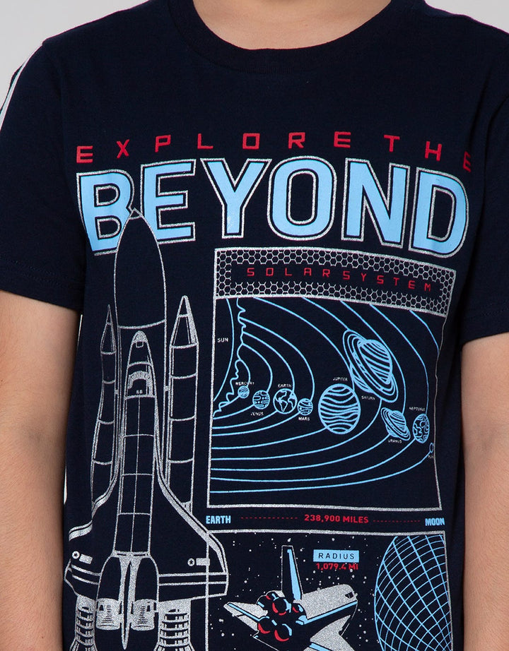 Aero Short Sleeve T-Shirt Detail Space