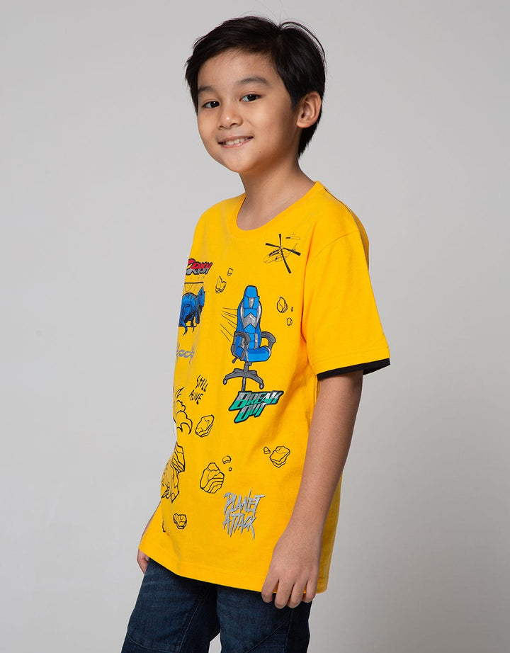 Aero Short Sleeve T-Shirt Crush Planet Attack