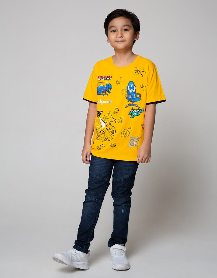 Aero Short Sleeve T-Shirt Crush Planet Attack