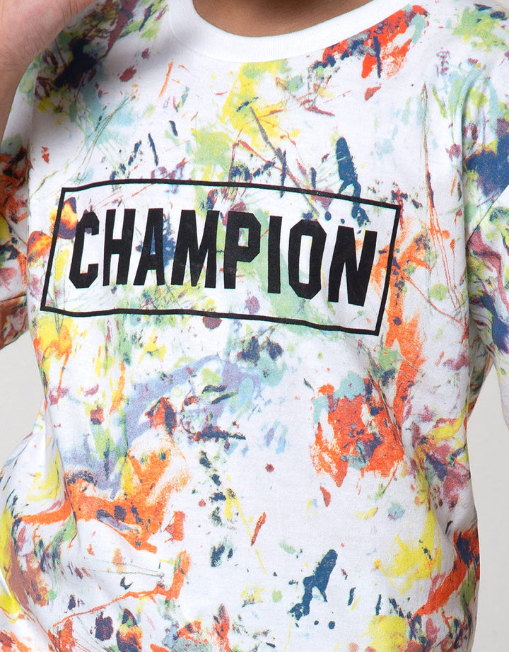 Aero Short Sleeve T-Shirt Print Champsplash