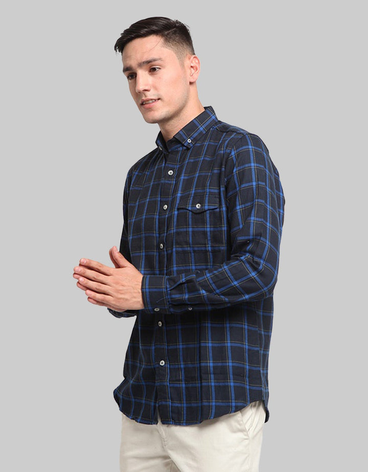 Larusso Kemeja Flanel Kotak