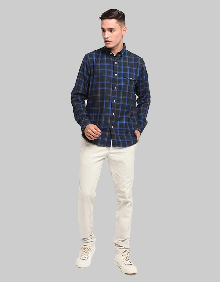 Larusso Kemeja Flanel Kotak