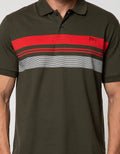 Walrus Kaos Polo Pria Motif Garis (Salur)