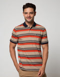 Walrus Kaos Polo Pria Motif Garis (Salur)