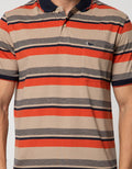 Walrus Kaos Polo Pria Motif Garis (Salur)