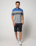 Walrus Kaos Polo Pria Motif Garis (Salur)