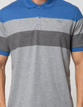 Walrus Kaos Polo Pria Motif Garis (Salur)