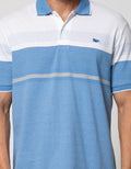 Walrus Kaos Polo Pria Motif Garis (Salur)