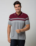 Walrus Kaos Polo Pria Motif Garis (Salur)