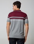Walrus Kaos Polo Pria Motif Garis (Salur)