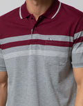 Walrus Kaos Polo Pria Motif Garis (Salur)