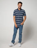 Walrus Kaos Polo Pria Motif Garis (Salur)