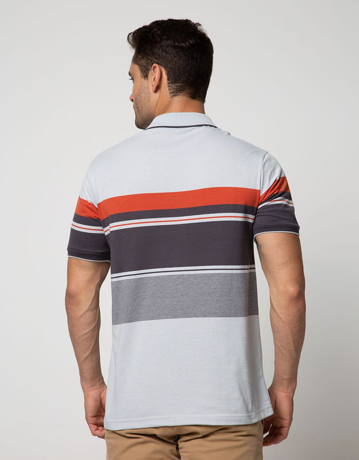 Walrus Kaos Polo Pria Motif Garis (Salur)