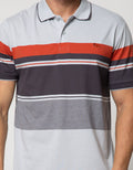 Walrus Kaos Polo Pria Motif Garis (Salur)
