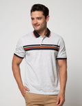 Walrus Kaos Polo Pria Motif Garis (Salur)