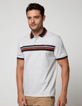 Walrus Kaos Polo Pria Motif Garis (Salur)