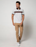 Walrus Kaos Polo Pria Motif Garis (Salur)