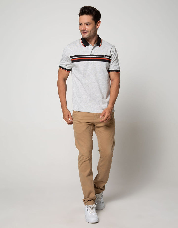 Walrus Kaos Polo Pria Motif Garis (Salur)
