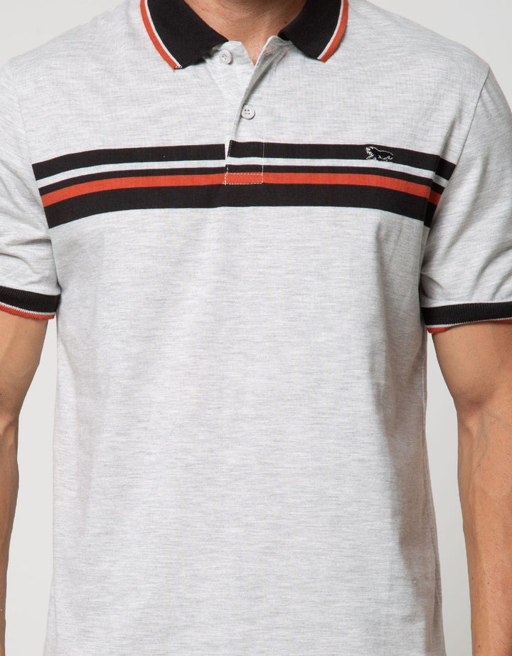 Walrus Kaos Polo Pria Motif Garis (Salur)