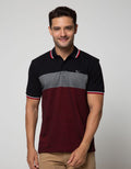 Walrus Kaos Polo Pria Motif Garis (Salur)