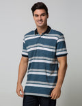 Walrus Kaos Polo Pria Motif Garis (Salur) T12061B