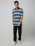 Walrus Kaos Polo Pria Motif Garis (Salur) T12061B