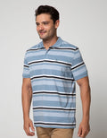 Walrus Kaos Polo Pria Motif Garis (Salur)