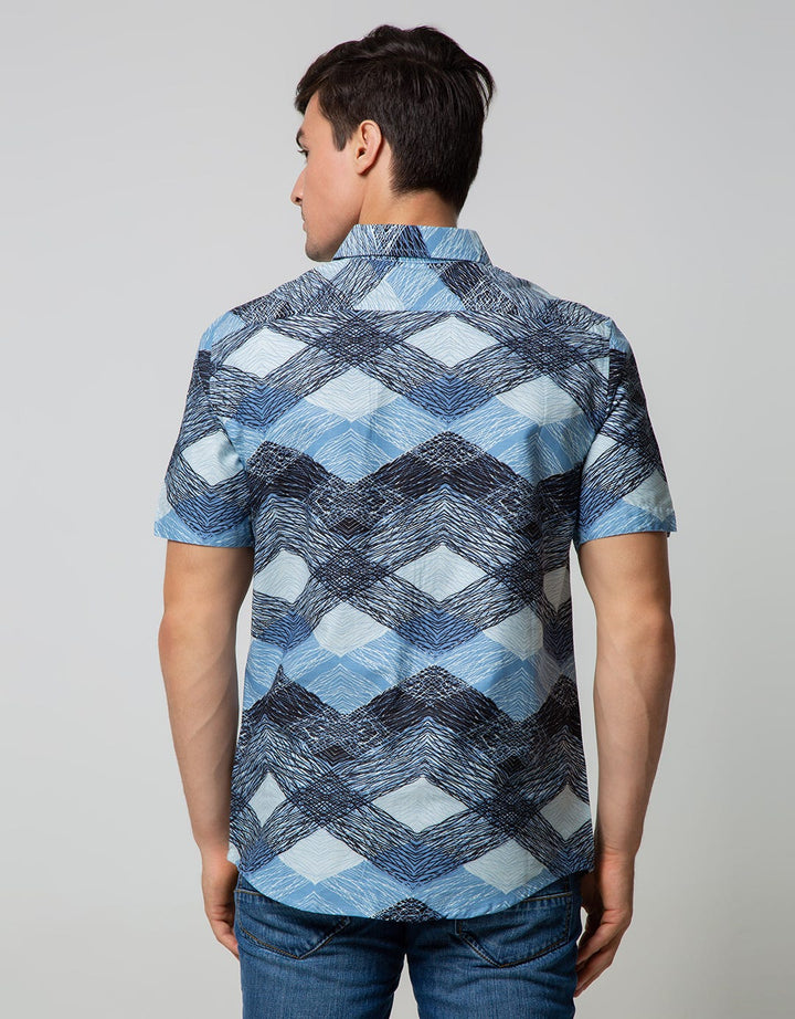 Walrus Abstract Triangle Motif Shirt
