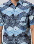 Walrus Abstract Triangle Motif Shirt