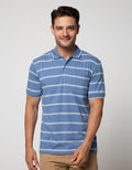 Walrus Kaos Polo Pria Motif Garis (Salur)