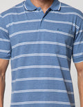 Walrus Kaos Polo Pria Motif Garis (Salur)