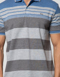 Walrus Kaos Polo Pria Motif Garis (Salur)
