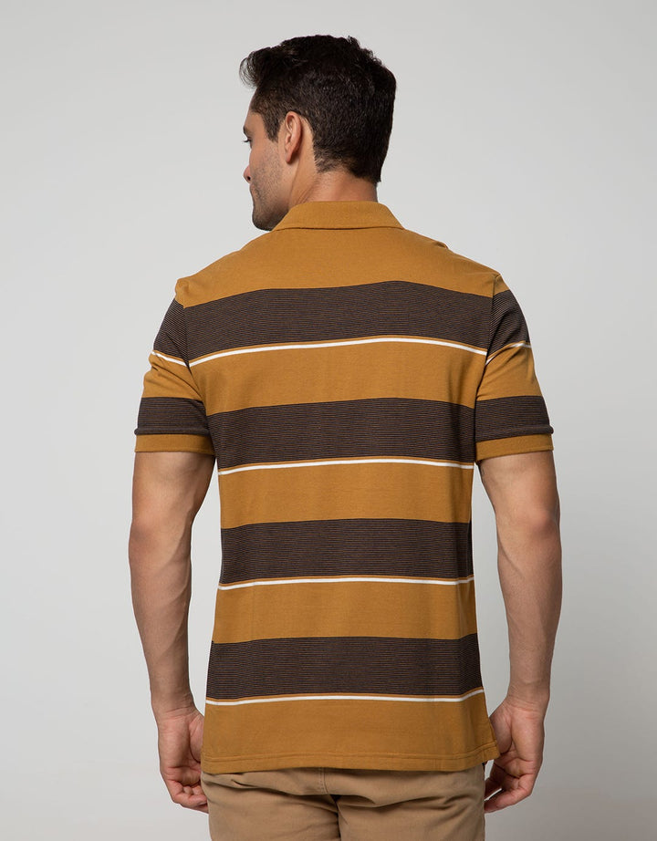 Walrus Kaos Polo Pria Motif Garis (Salur)