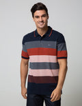 Walrus Kaos Polo Pria Motif Garis (Salur)