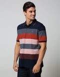 Walrus Kaos Polo Pria Motif Garis (Salur)