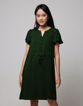 Connexion Short Sleeve Mini Dress Ruffle