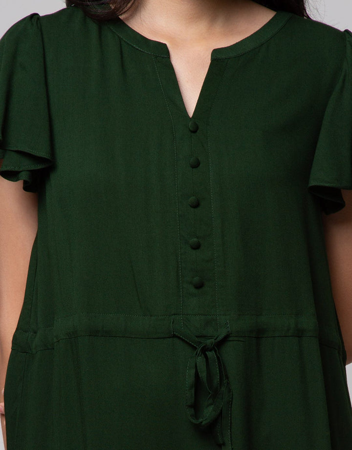 Connexion Short Sleeve Mini Dress Ruffle
