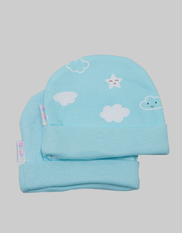 Pipiniko Beanie Hat Topi 2 Pcs Awan