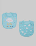 Pipiniko Bib Slaber 2 Pcs Cloud