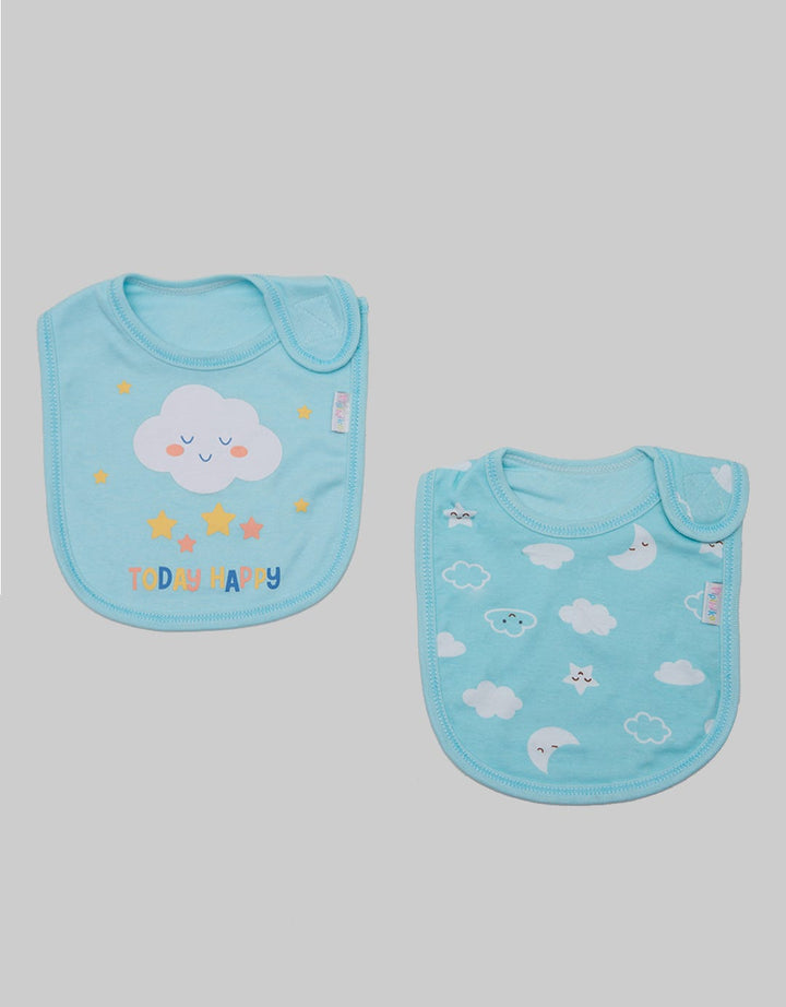 Pipiniko Bib Slaber 2 Pcs Cloud