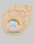 Pipiniko Bib Slaber 2 Pcs Cloud