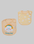 Pipiniko Bib Slaber 2 Pcs Cloud